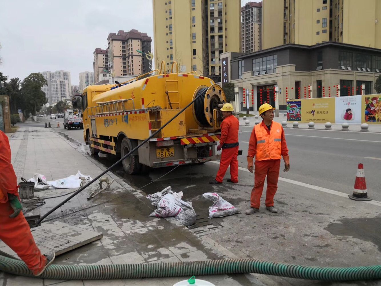南雄排污管道清淤-管道清洗